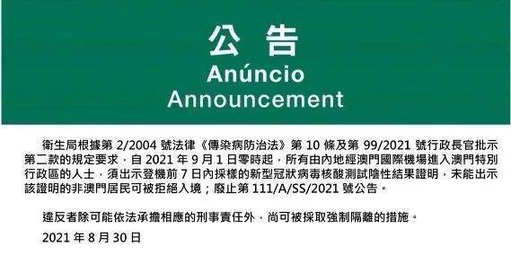 澳门最新出入境规定，12月9日，您需要知道的更新最新澳门出入境规定12月9日是几号了呢